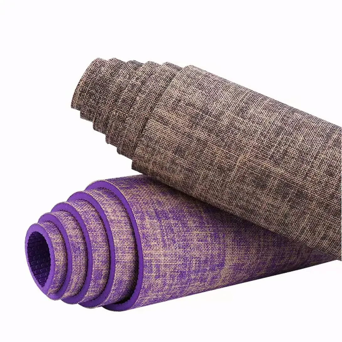 Jute and Eco-friendy PVC Yoga Mat