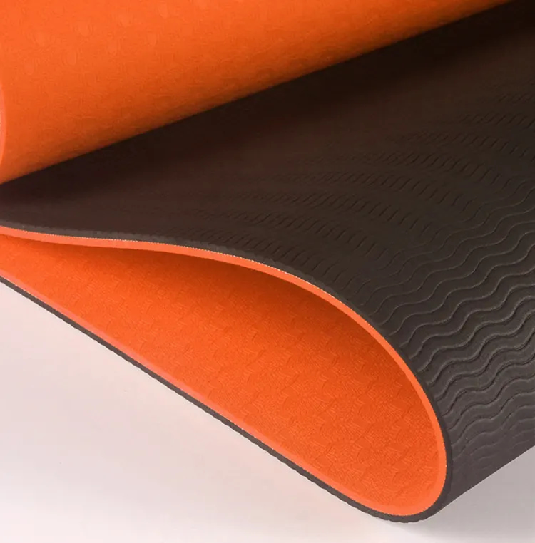 Custom Printed Arched Shape TPE Yoga Mat